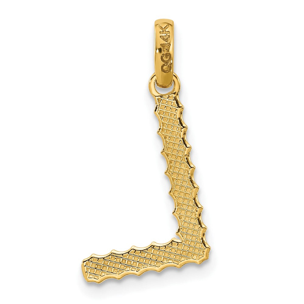 14ky Fancy Twist Letter L