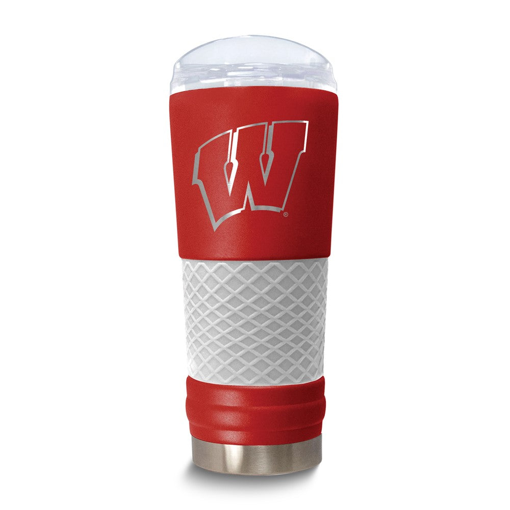 NCAA Wisconsin Badgers 24oz Draft Travel Tumbler in Team Color