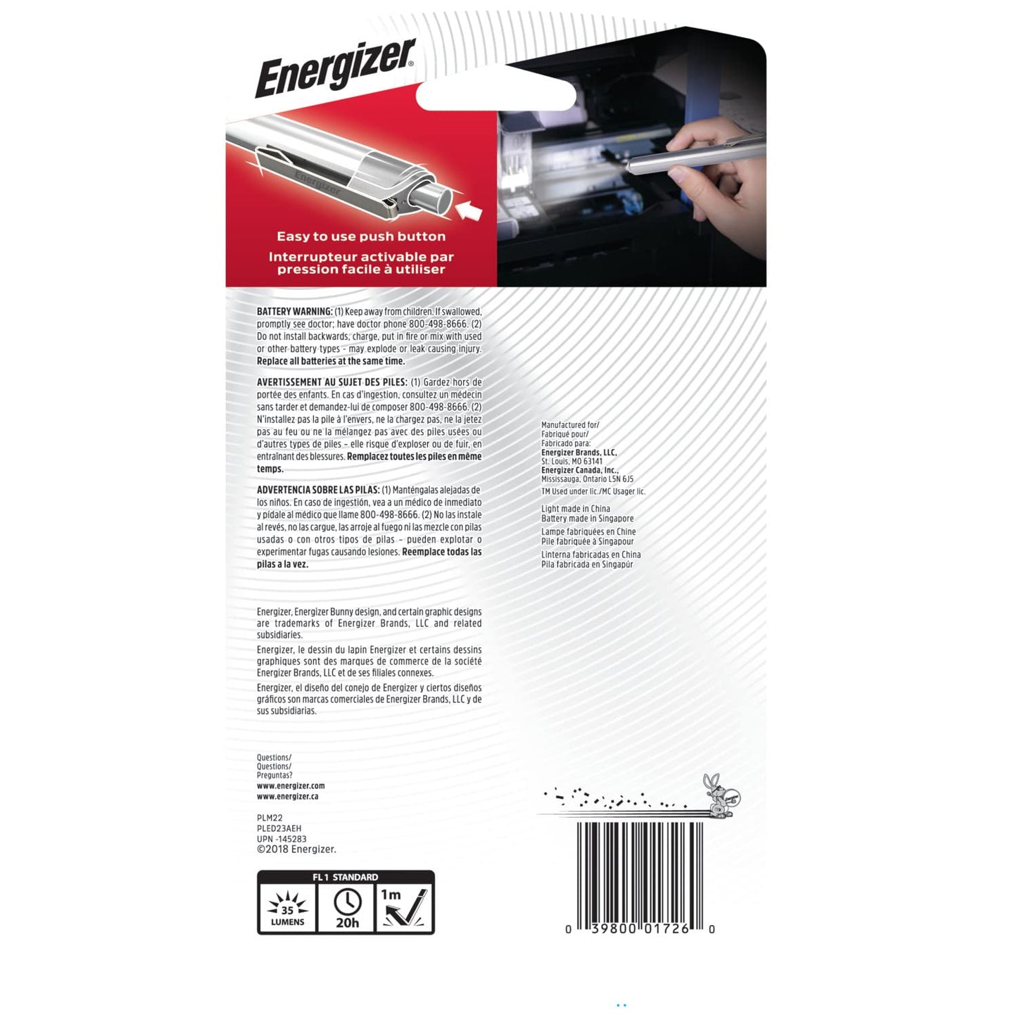 Energizer LED Pen Light