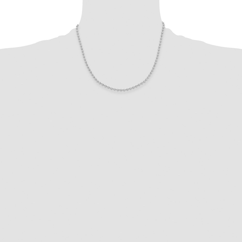 Stainless Steel Polished 3mm 18in Ball Chain