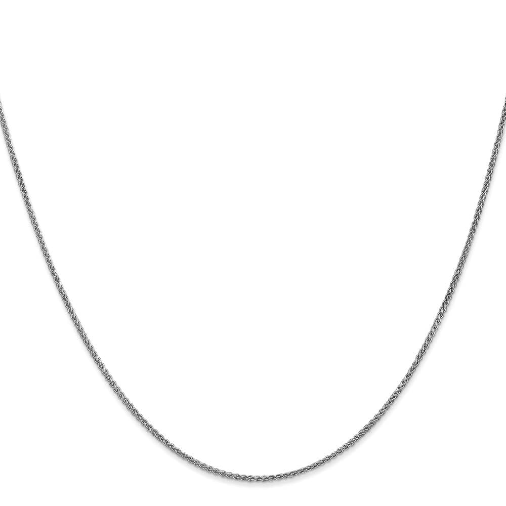 10k WG 1.25mm Spiga Chain Anklet