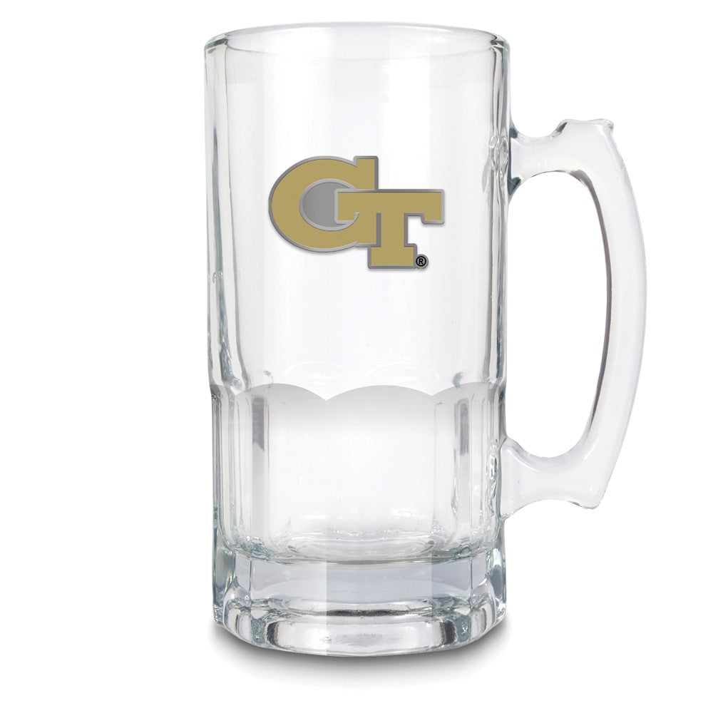 NCAA Georgia Tech University Glass 32 ounce Macho Mug