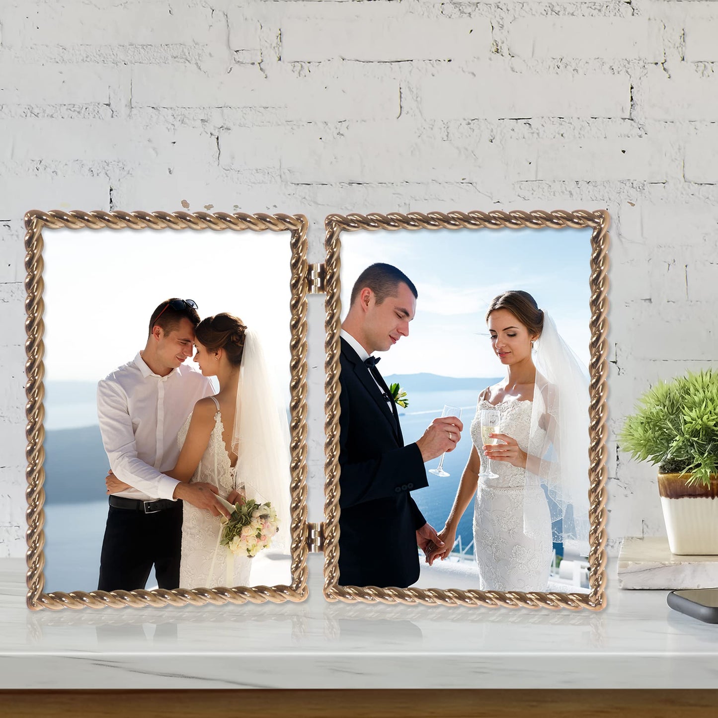 GOLDEN ROPE 5x7 Double frame - 5x7