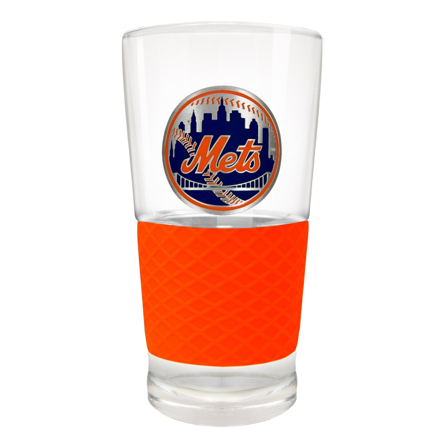 New York Mets 22oz. Pilsner Glass with Silicone Grip