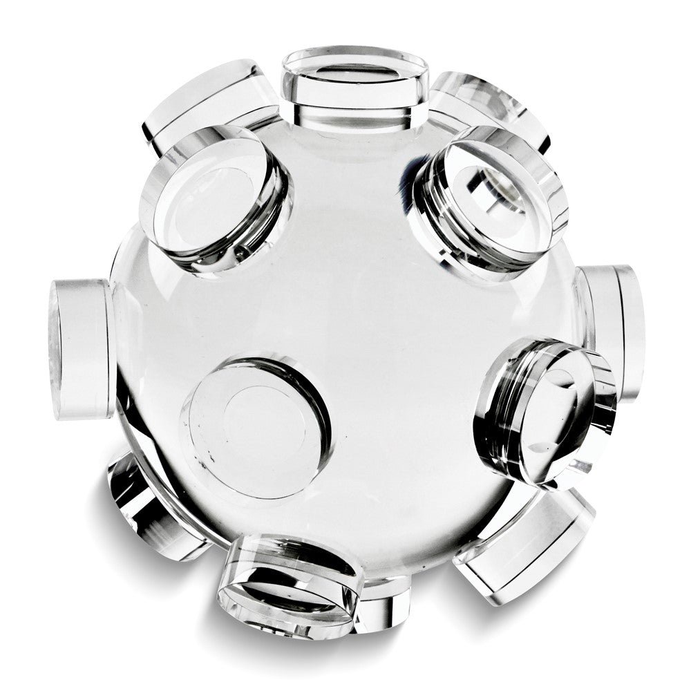 Neutron Clear Crystal Sculpture Paperweight