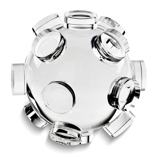 Neutron Clear Crystal Sculpture Paperweight