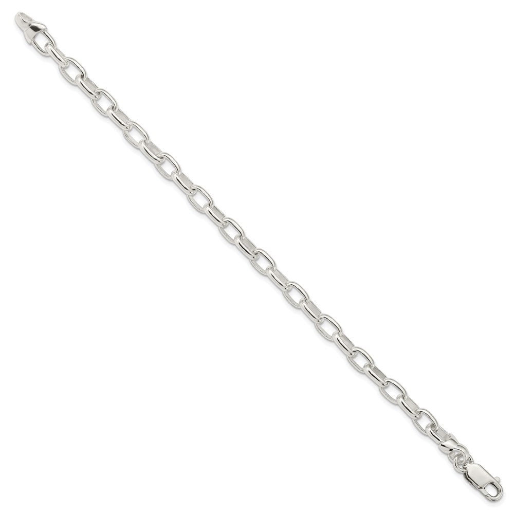 Sterling Silver 7.5inch Fancy Link Bracelet 7.5 inches