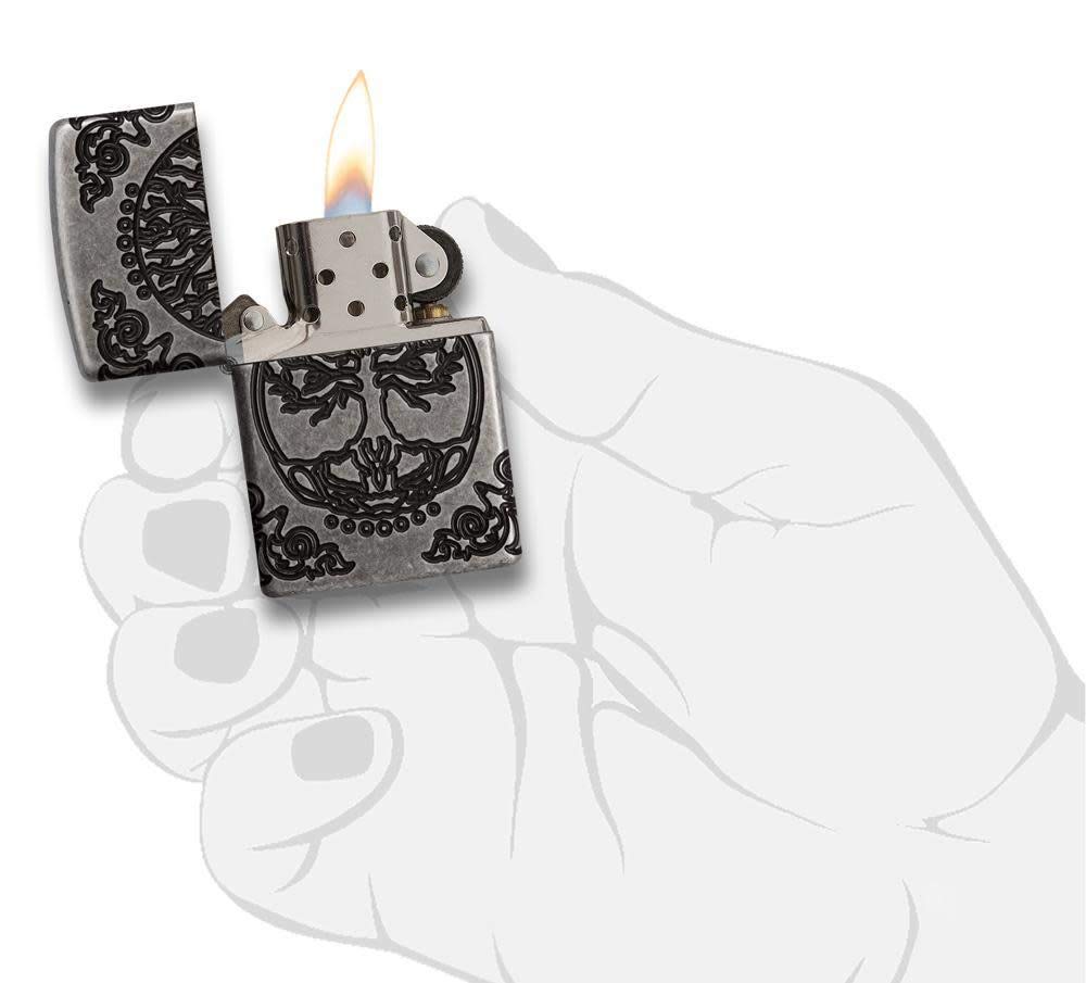 Zippo Armor Tree of Life Design Windproof Pocket Lighter
