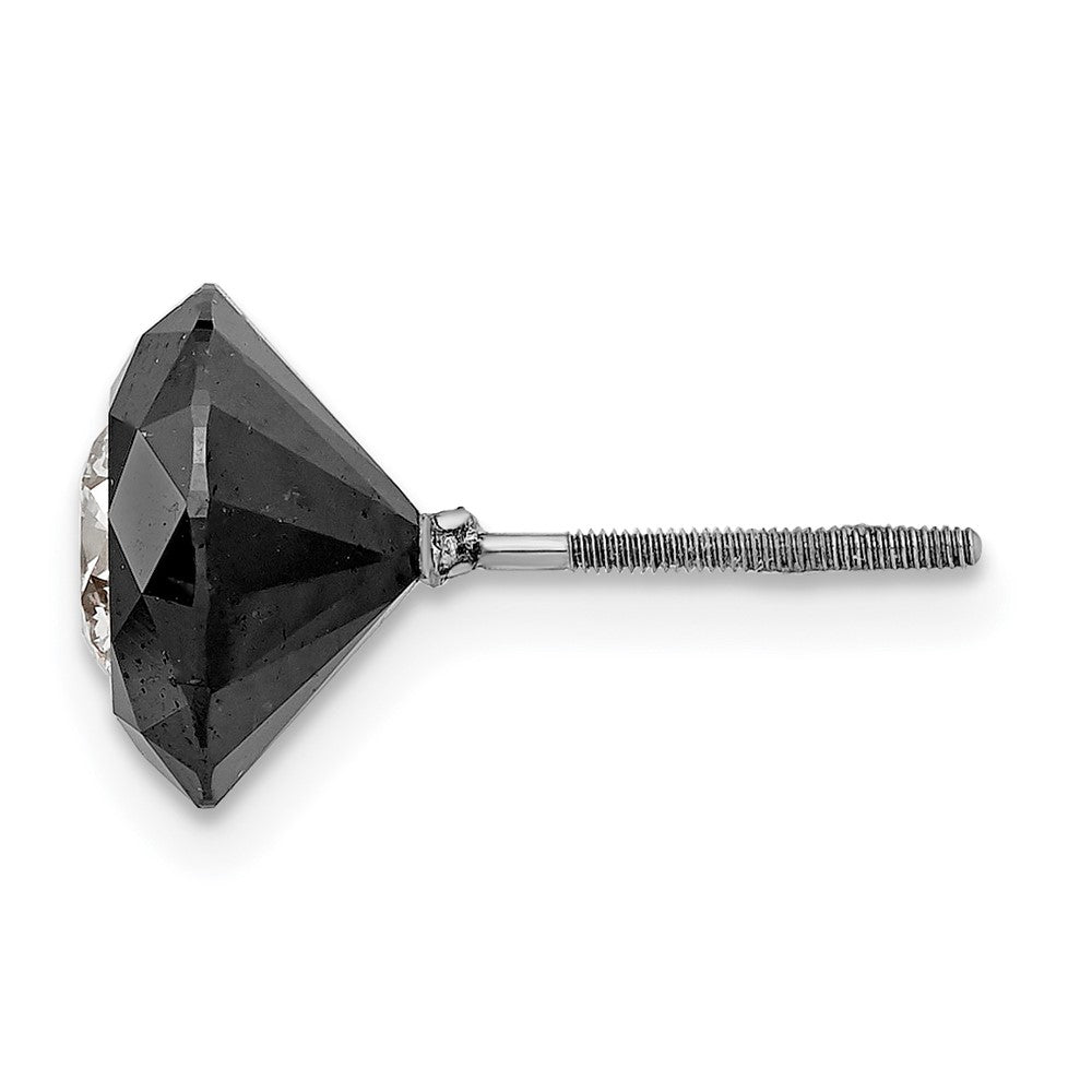 White Night 3.25ct. AA Diamonds Single Stud Earring