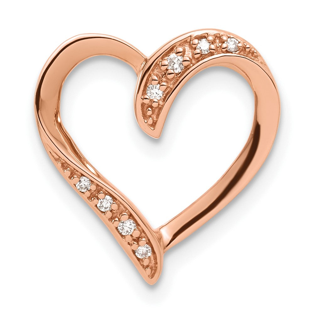 10kr Diamond Heart Pendant