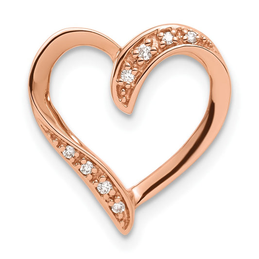 10kr Diamond Heart Pendant
