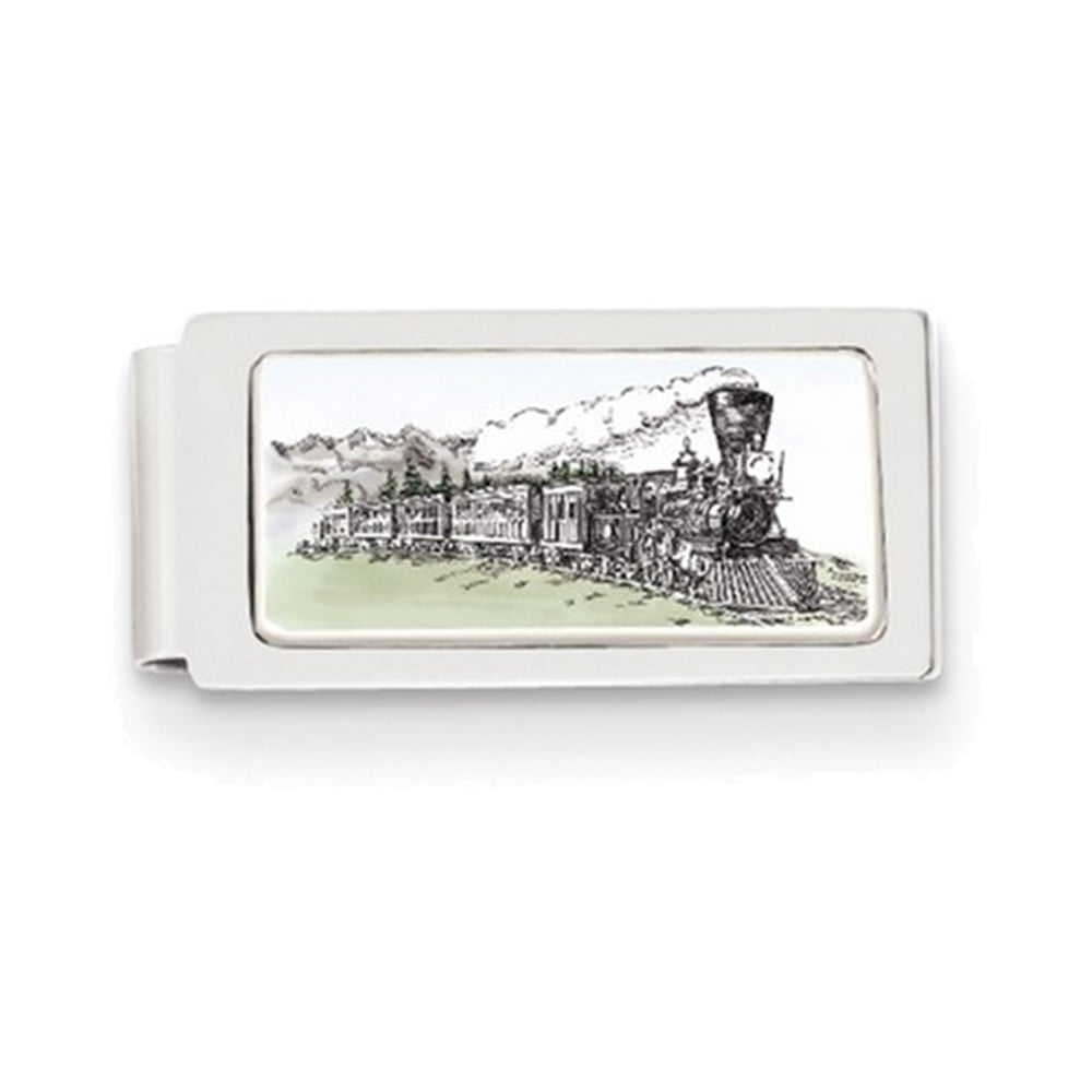 Barlow Designs Color Train Hinged Money Clip