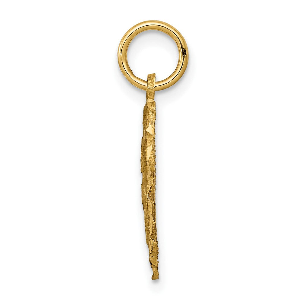 10k Gold Initial E Charm