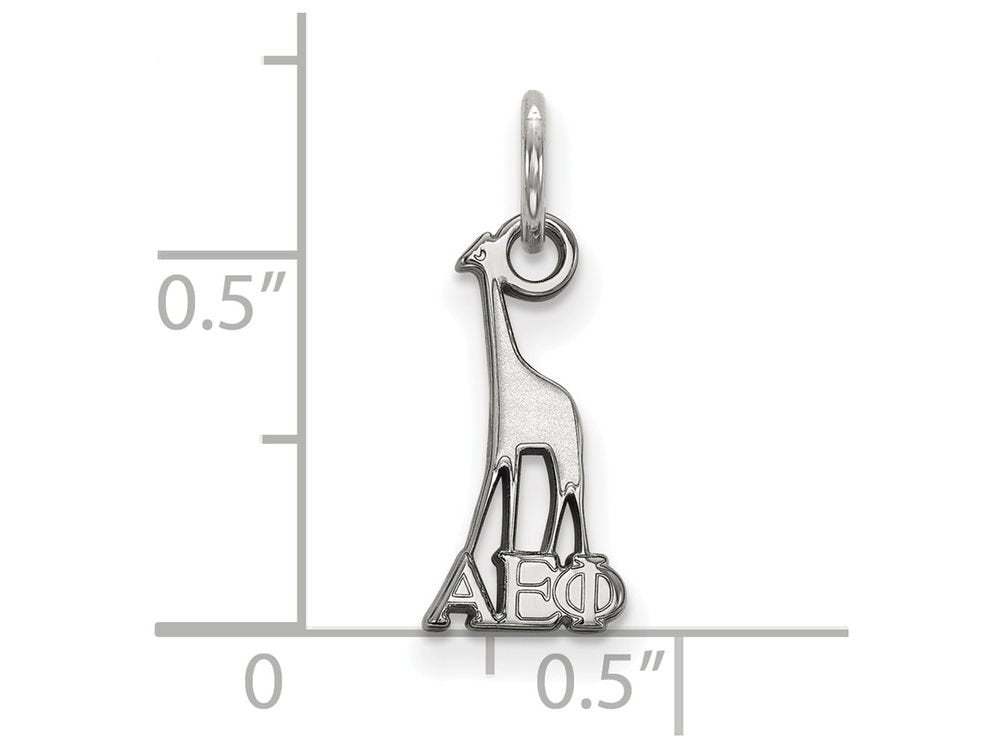 Sterling Silver Official Licensed Greek Sororities Alpha Epsilon Phi XS Pendant
