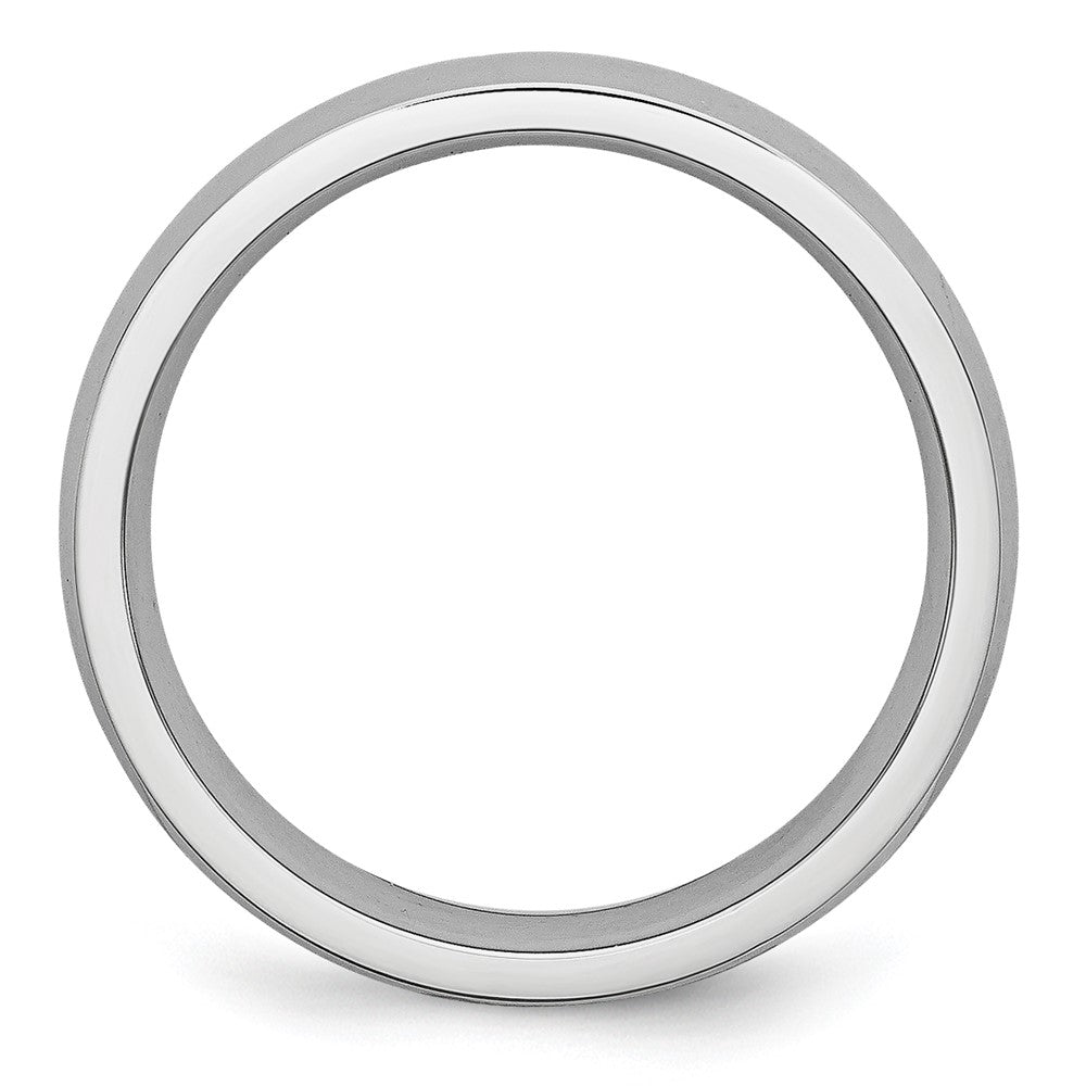Cobalt Polished 5mm Half Round Band Size - 11