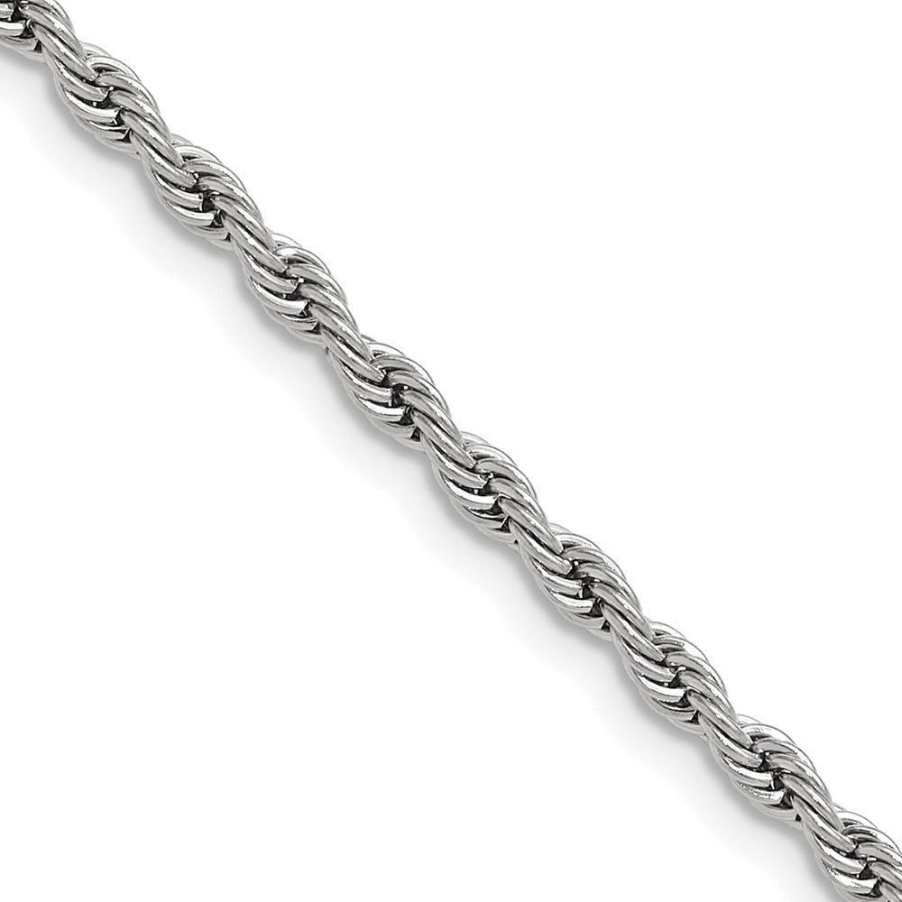 Chisel Stainless Steel Polished 3mm 30 inch Rope Chain