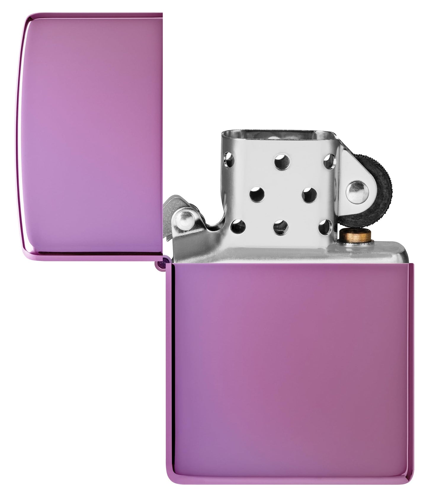 Zippo High Polish Purple Pocket Lighter