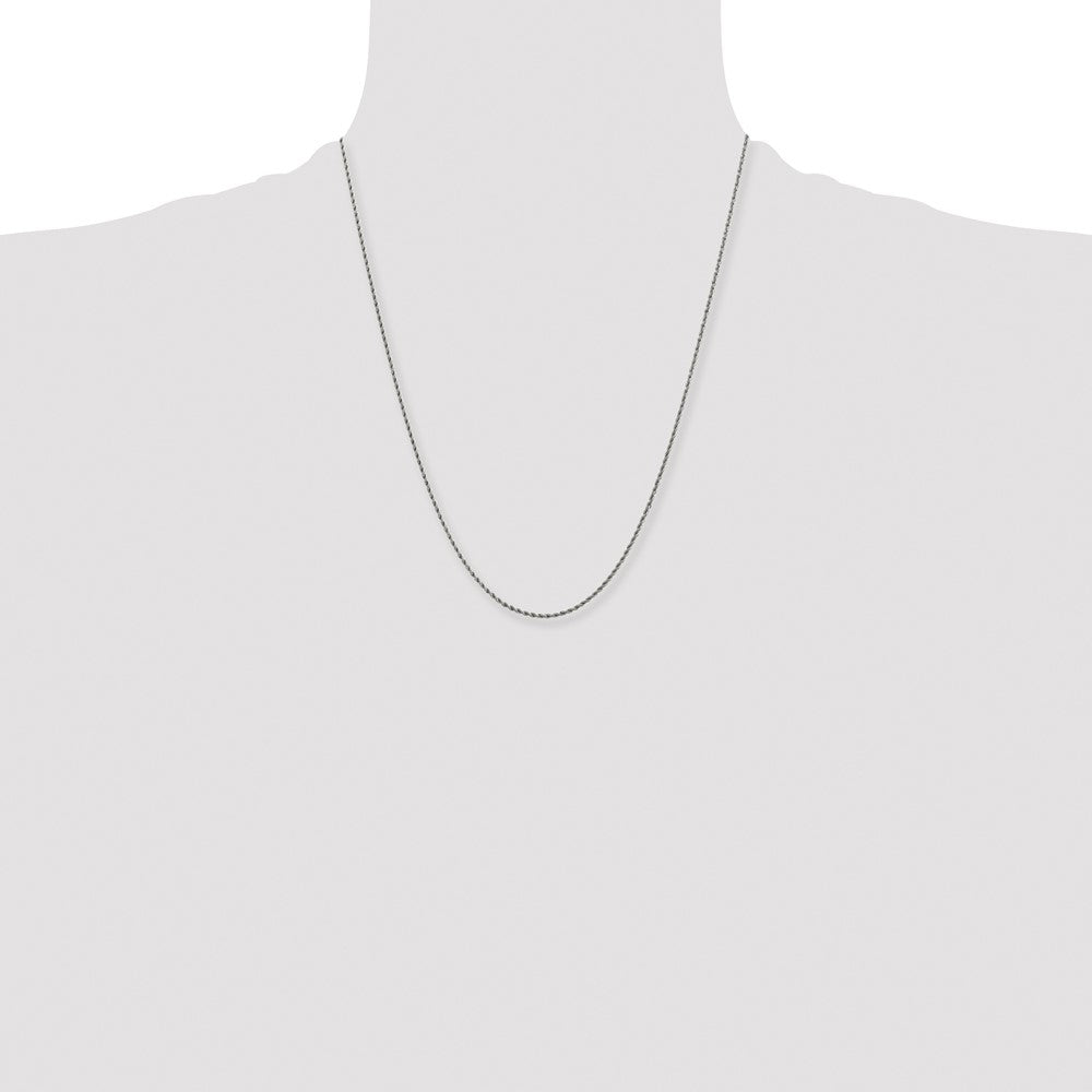 Stainless Steel Polished 1.5mm 22in Rope Chain