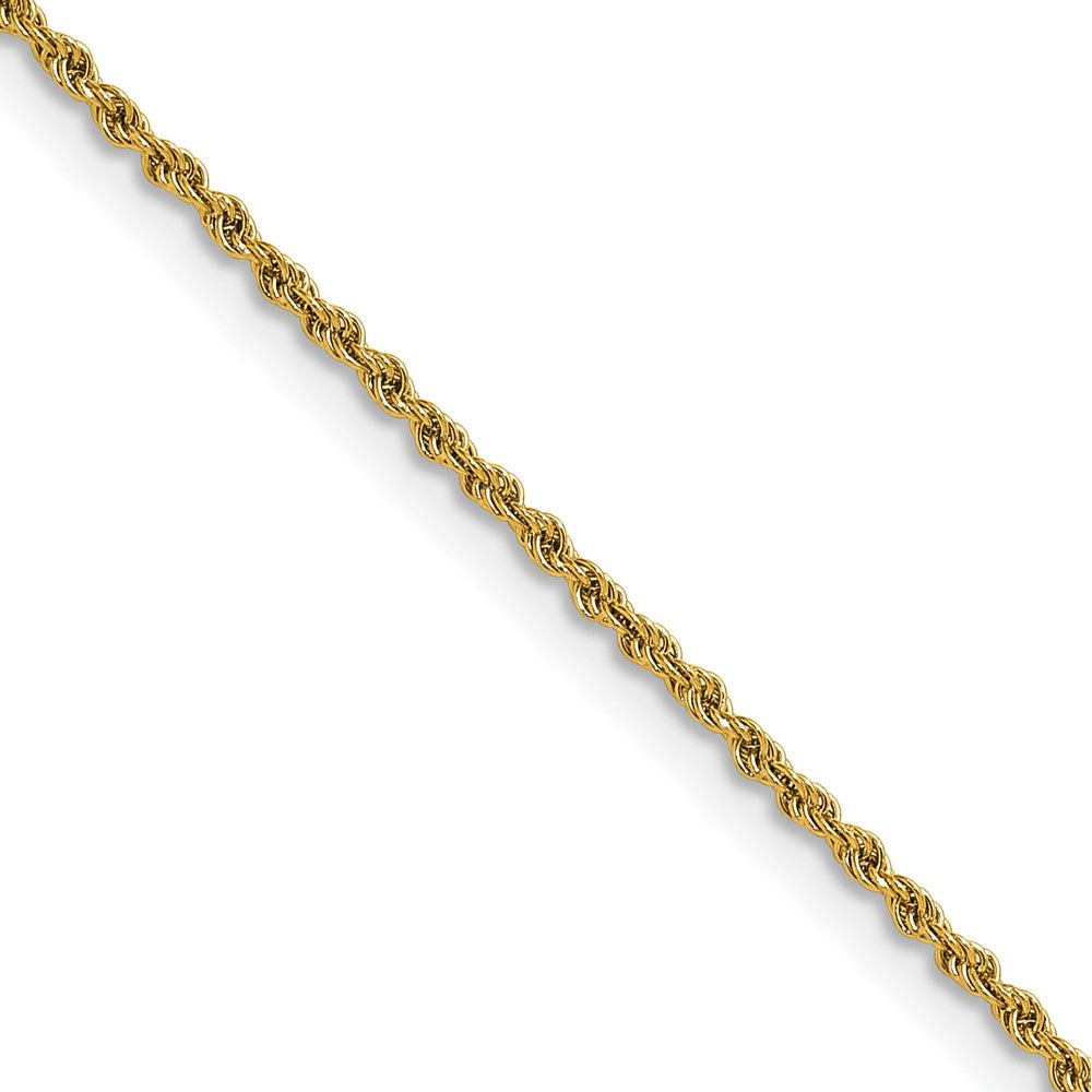 Chisel Stainless Steel Polished Yellow IP-plated 1.5mm 20 inch Rope Chain