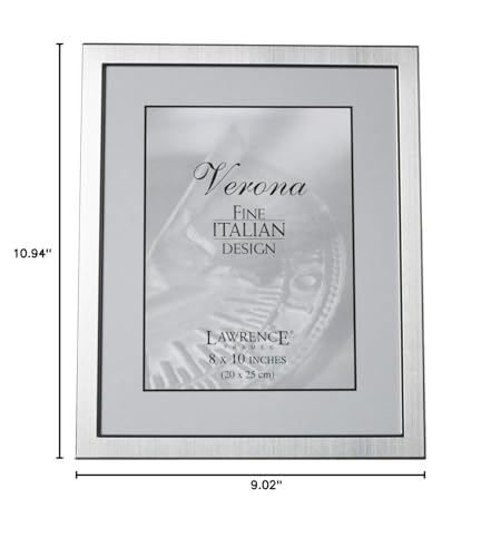 Satin Silverplate 8x10 frame by Lawrence - 8x10