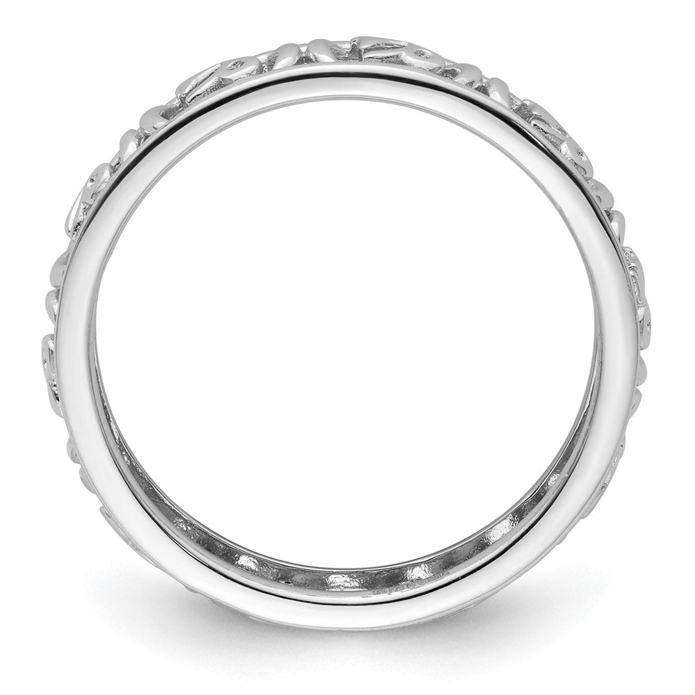 Sterling Silver Stackable Expressions Capricorn Zodiac Ring Size -9