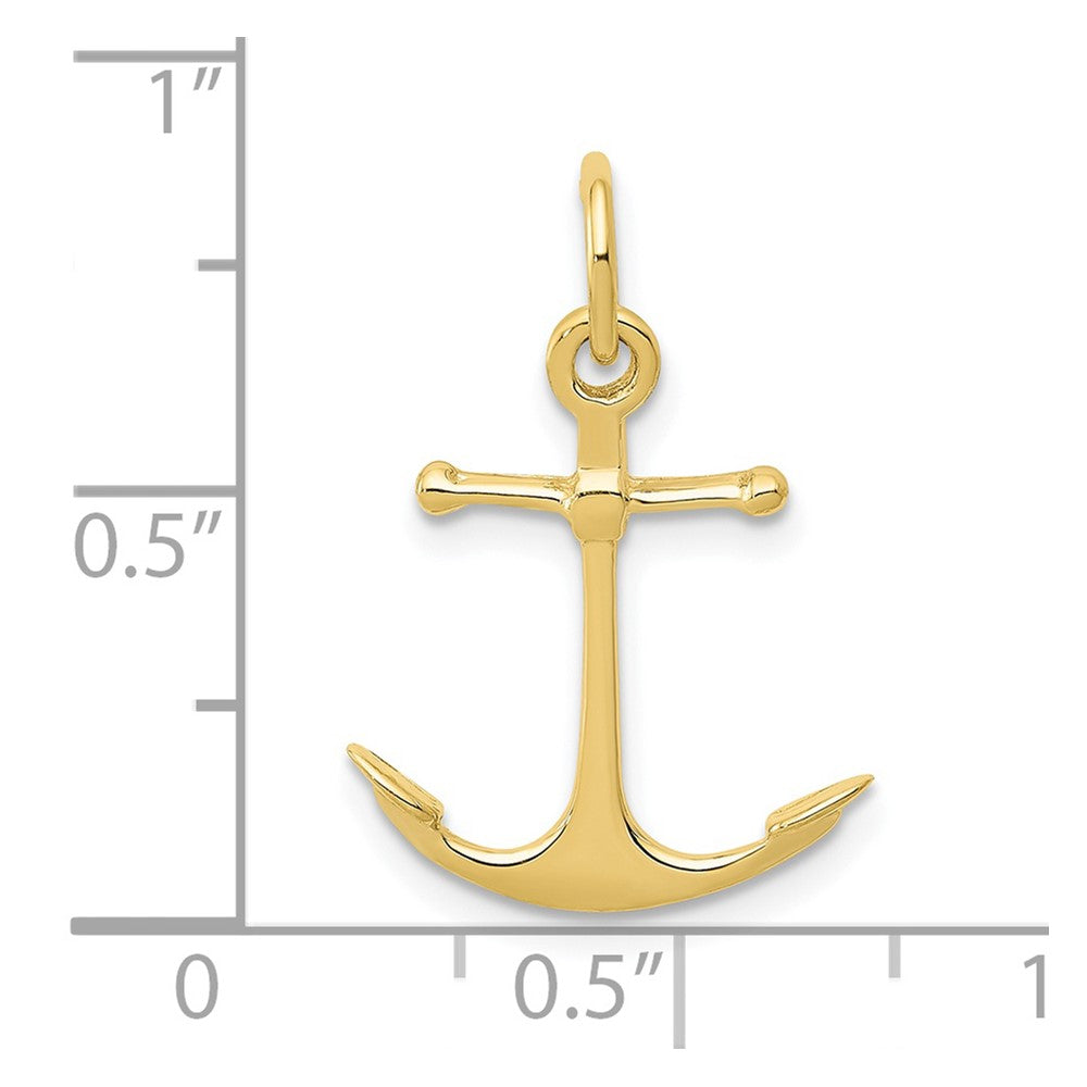 10k Yellow Gold Anchor Charm