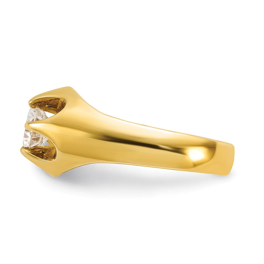 IBGoodman 14k 1 carat Lab Grown Diamond VS/SI+ G+ Complete Men's Ring