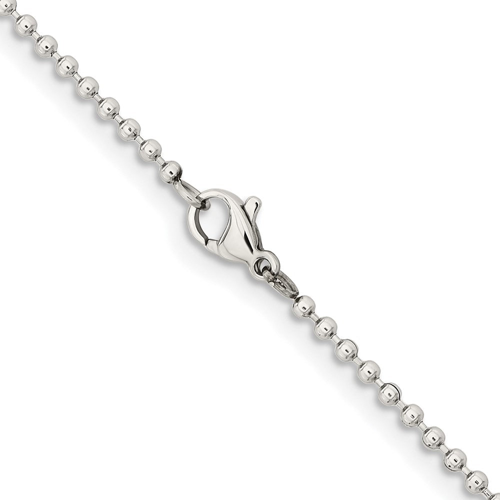 Stainless Steel Polished 2mm 30in Ball Chain