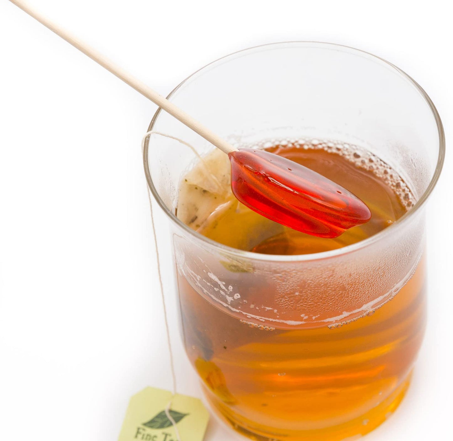 Hand Made in USA Flavored Honey On Wooden Stirrer Gift Pack (6 Count)