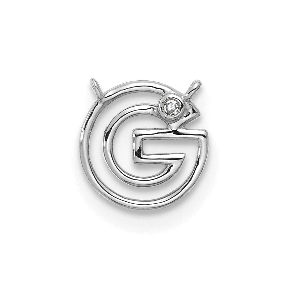 Stella & Dot 10kw Diamond Initial G Charm Element