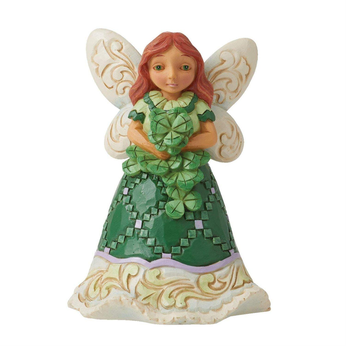 Enesco Jim Shore JS HWC Fig Irish Fairy, Figurine, 4.17in H