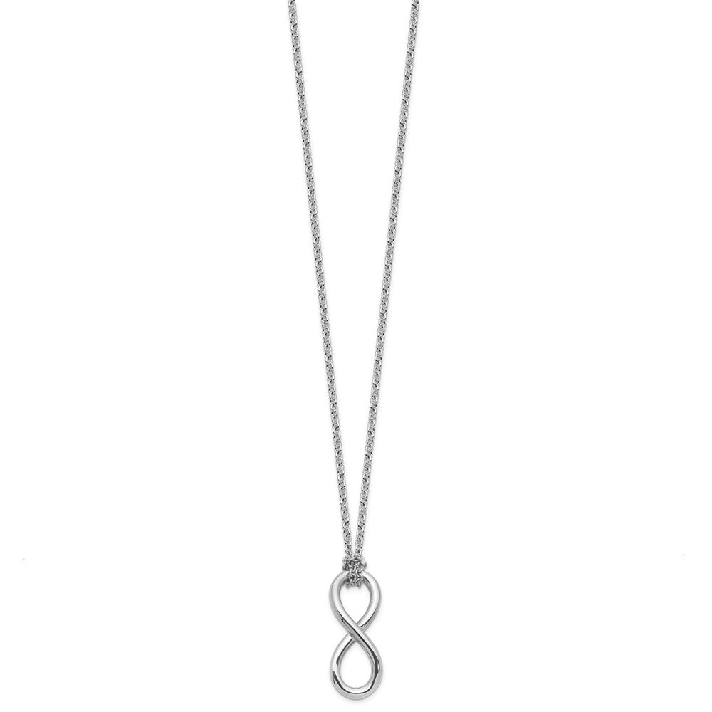 Sterling Silver Infinity Pendant Necklace
