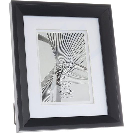 LEXINGTON 8x10 5x7 Fancy Mat Black Frame by Lawrence - 5x7