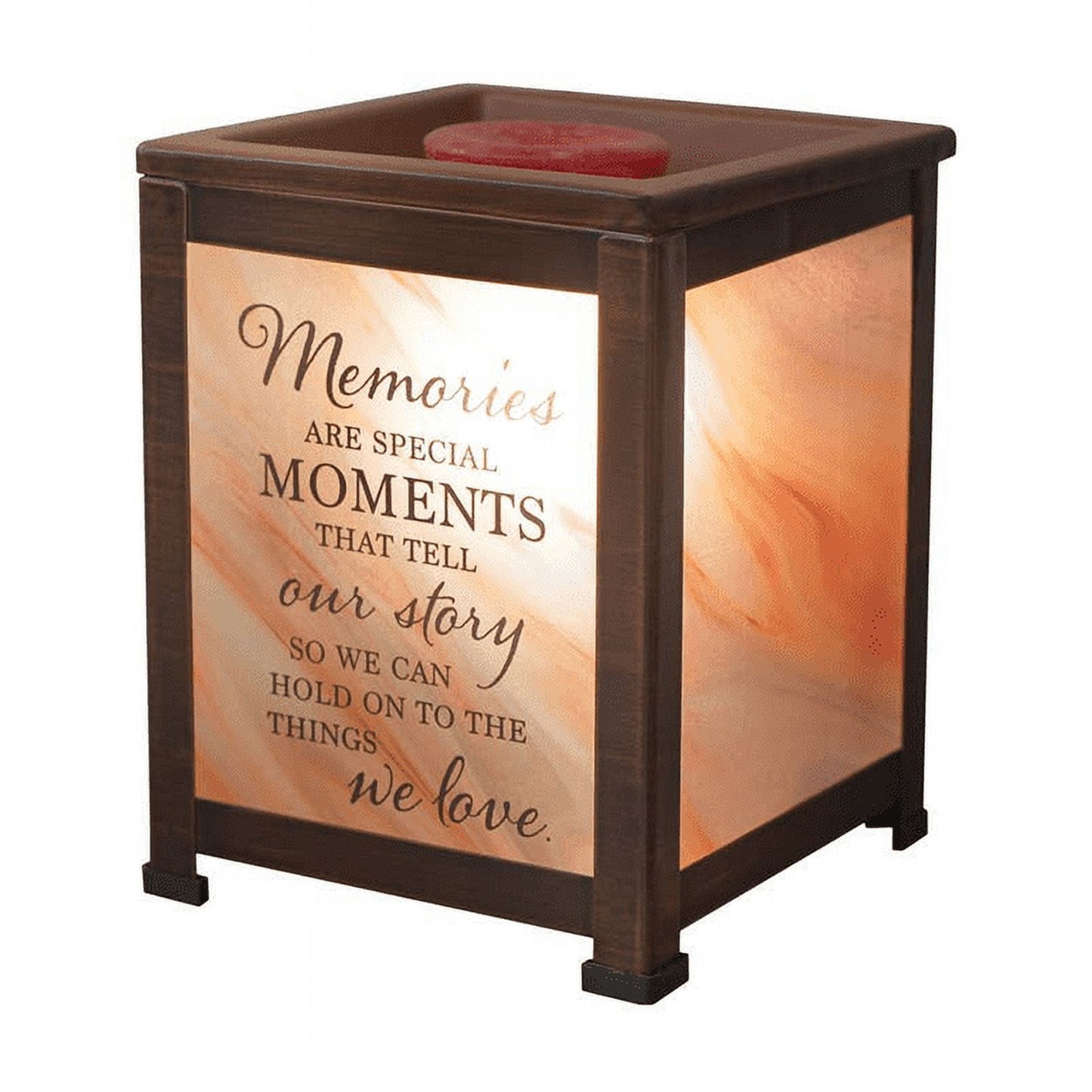 Memories Are Special Moments. Light-Up Glass Lantern Scented Wax Warmer QGM22855