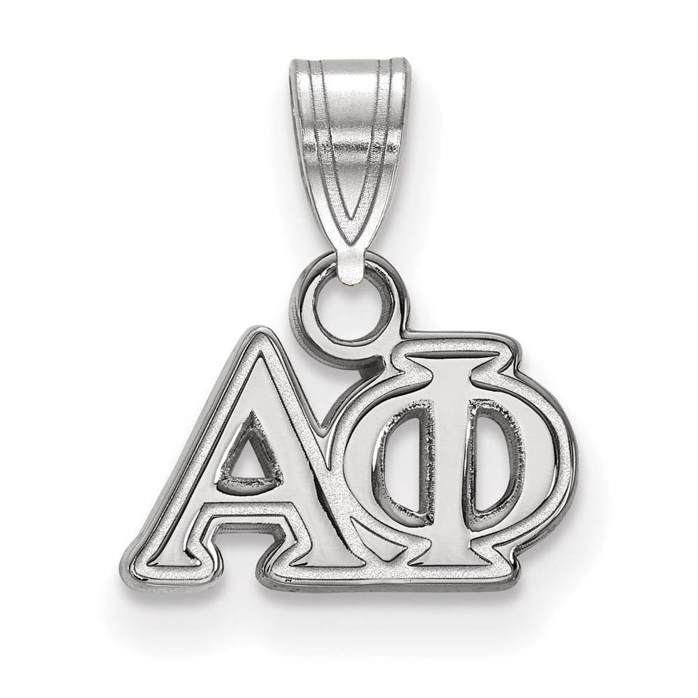 LogoArt SS002APH Sterling Silver Alpha Phi Small Pendant