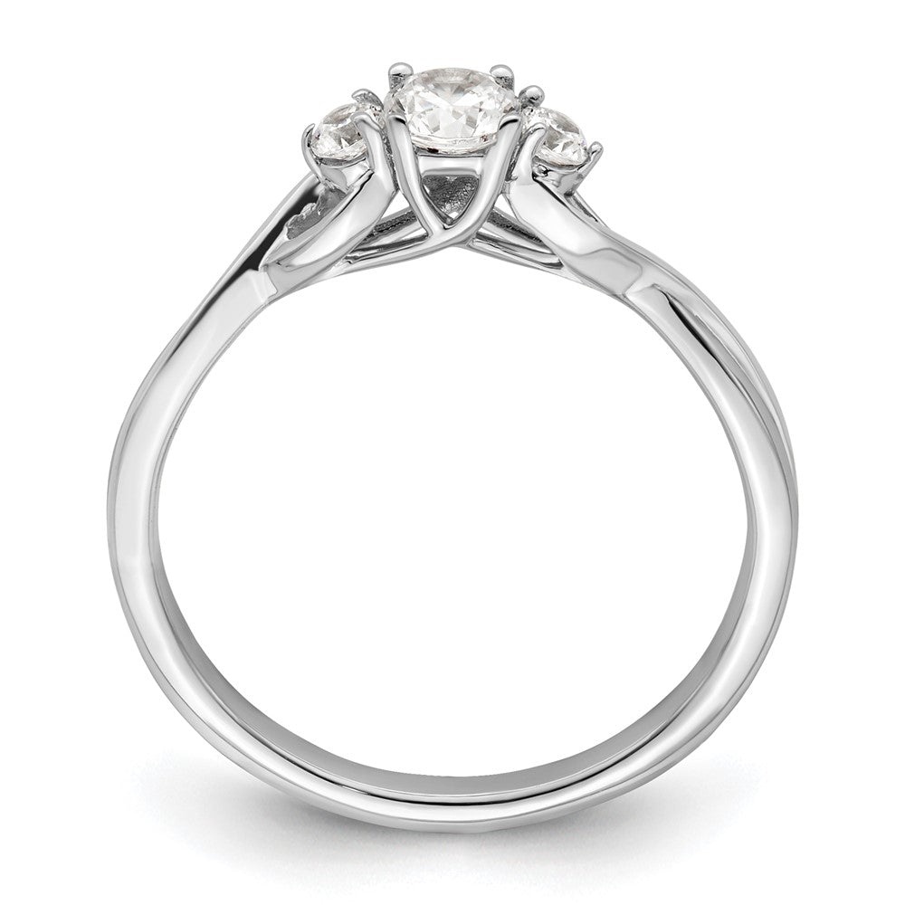 10k WG Lab Grown VS/SI+ G+ Diamond Fashion Ring