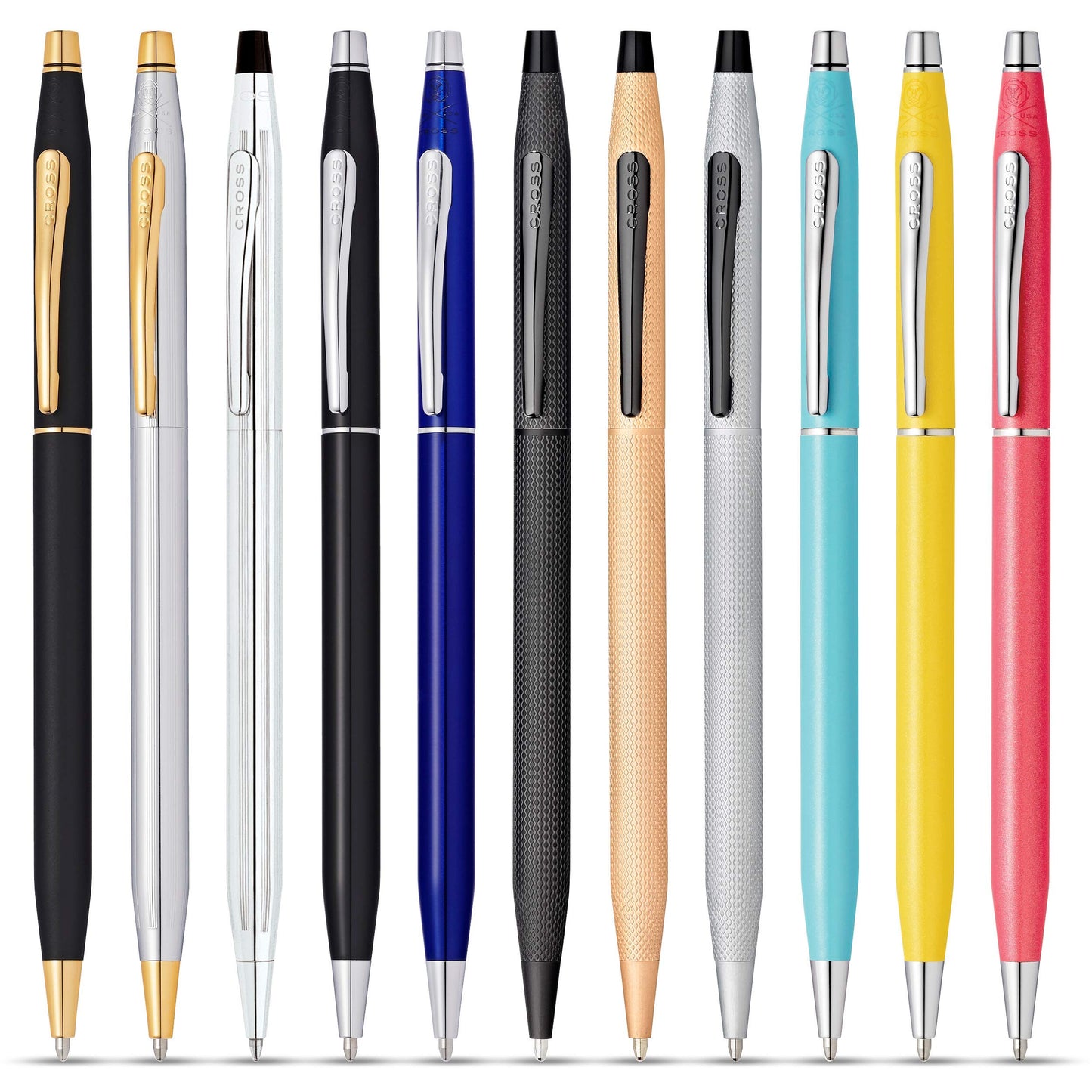 Cross Classic Century Refillable Ballpoint Pen, Medium Ballpen, Includes Premium Gift Box - Translucent Blue Lacquer
