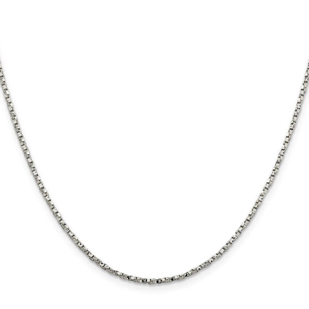 Sterling Silver 1.75mm Twisted Box Chain 20 Inches