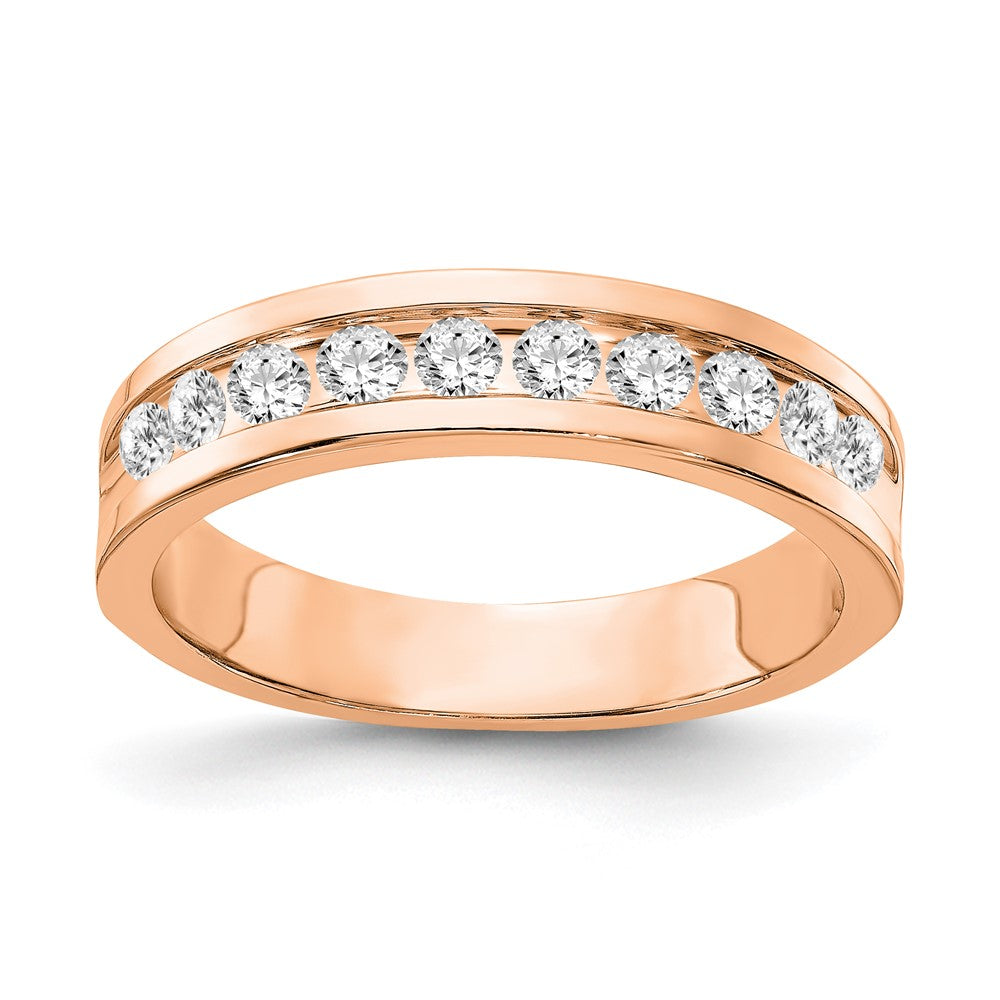 10kr Gents 10-Stone Lab Grown Diamond VS/SI+ G+ Channel Band