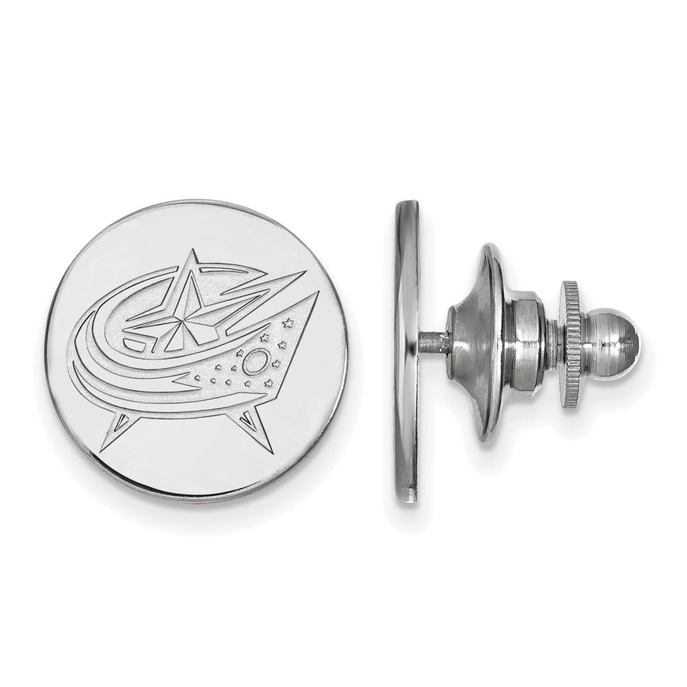 Sterling Silver NHL Columbus Blue Jackets Lapel/Tie Pin