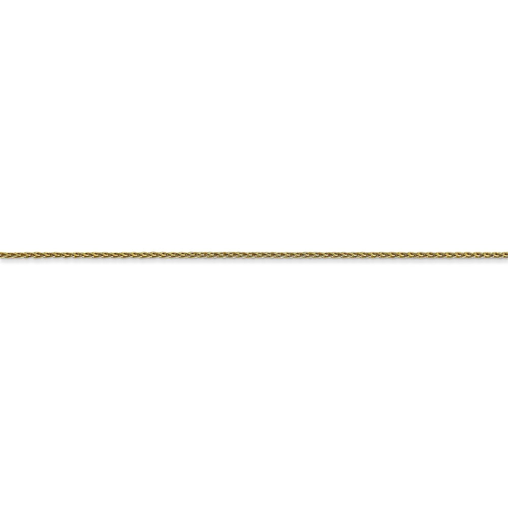 10k 1mm Parisian Wheat Chain Anklet