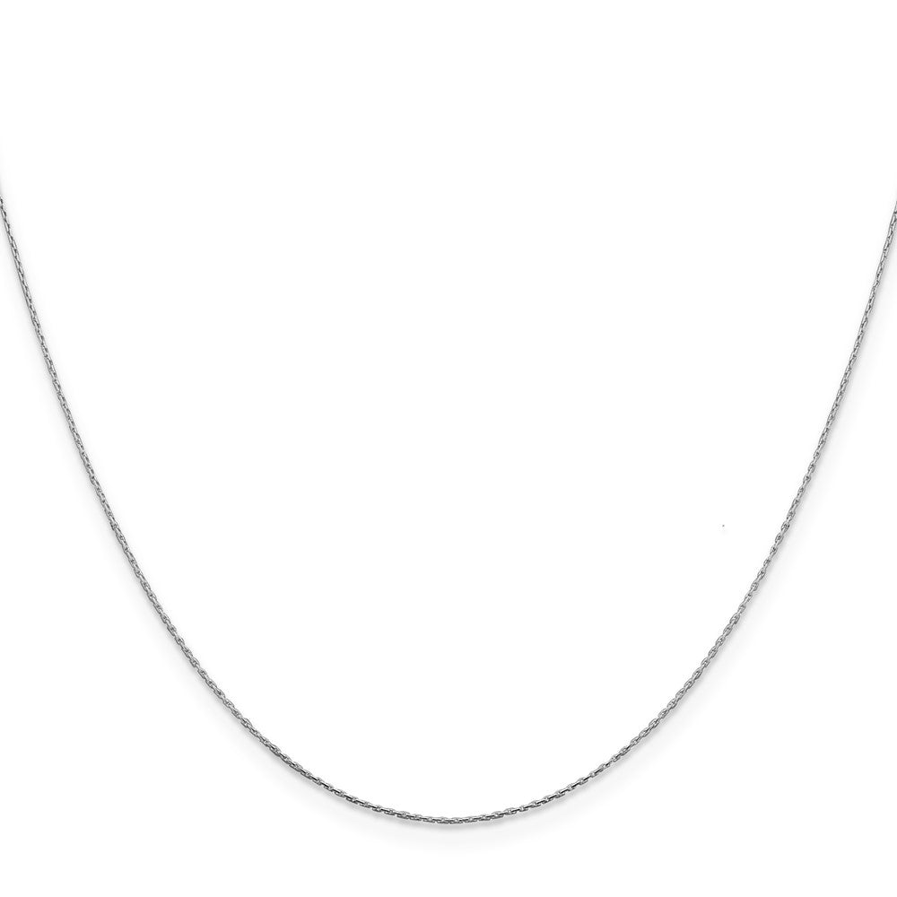 Sterling Silver .6mm Oval Box Chain 24 Inches