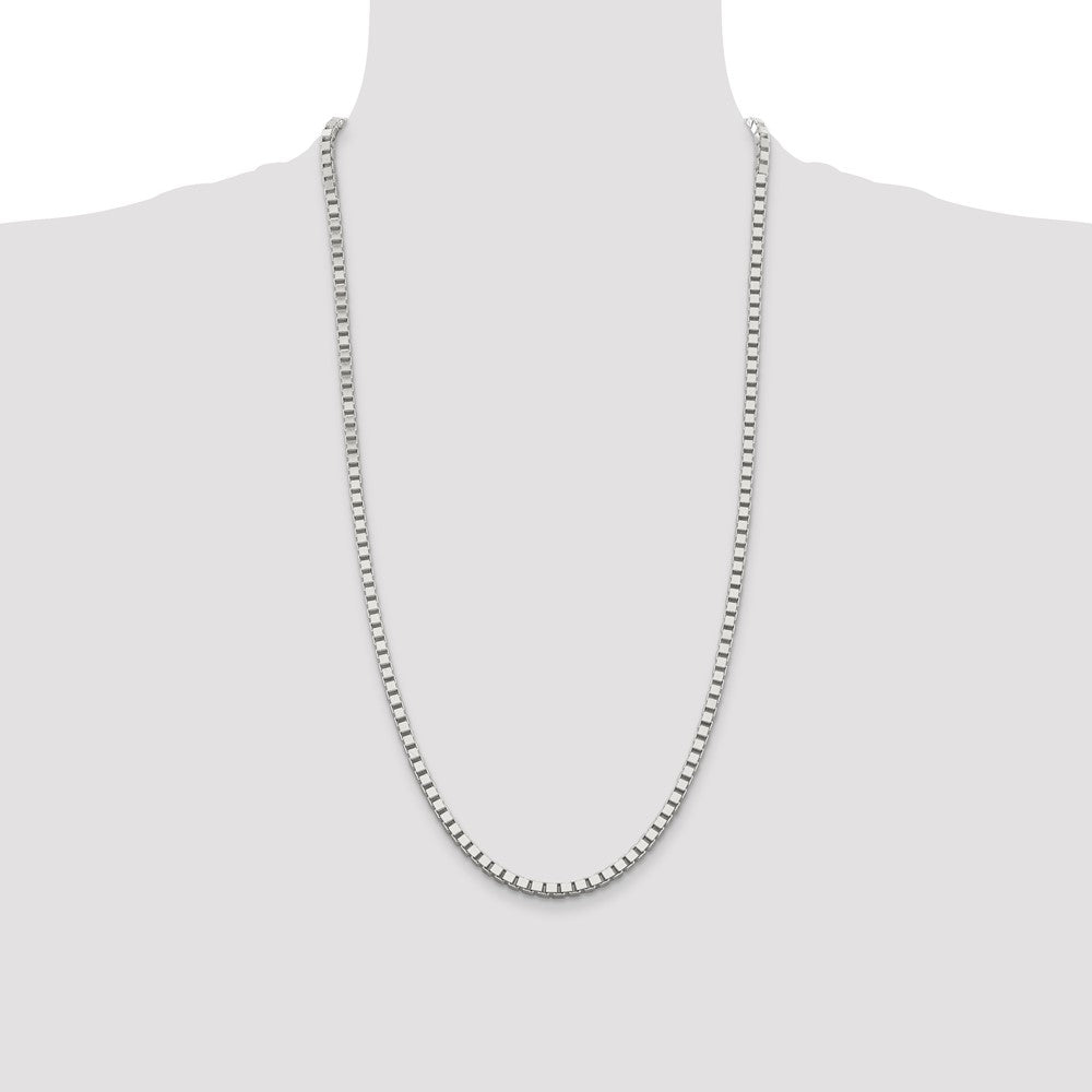 Sterling Silver 3.75mm Box Chain 28 Inches