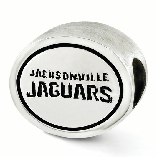 Sterling Silver Antiqued Jacksonville Jaguars NFL Bead