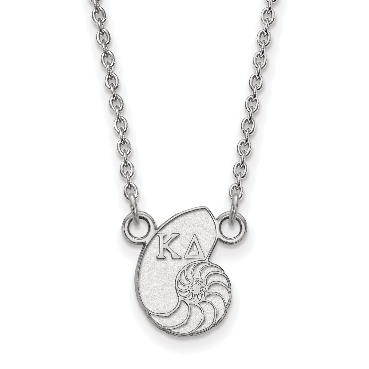 Sterling Silver 18in Official Licensed Greek Sororities Kappa Delta (??) XS Pendant w/ Necklace