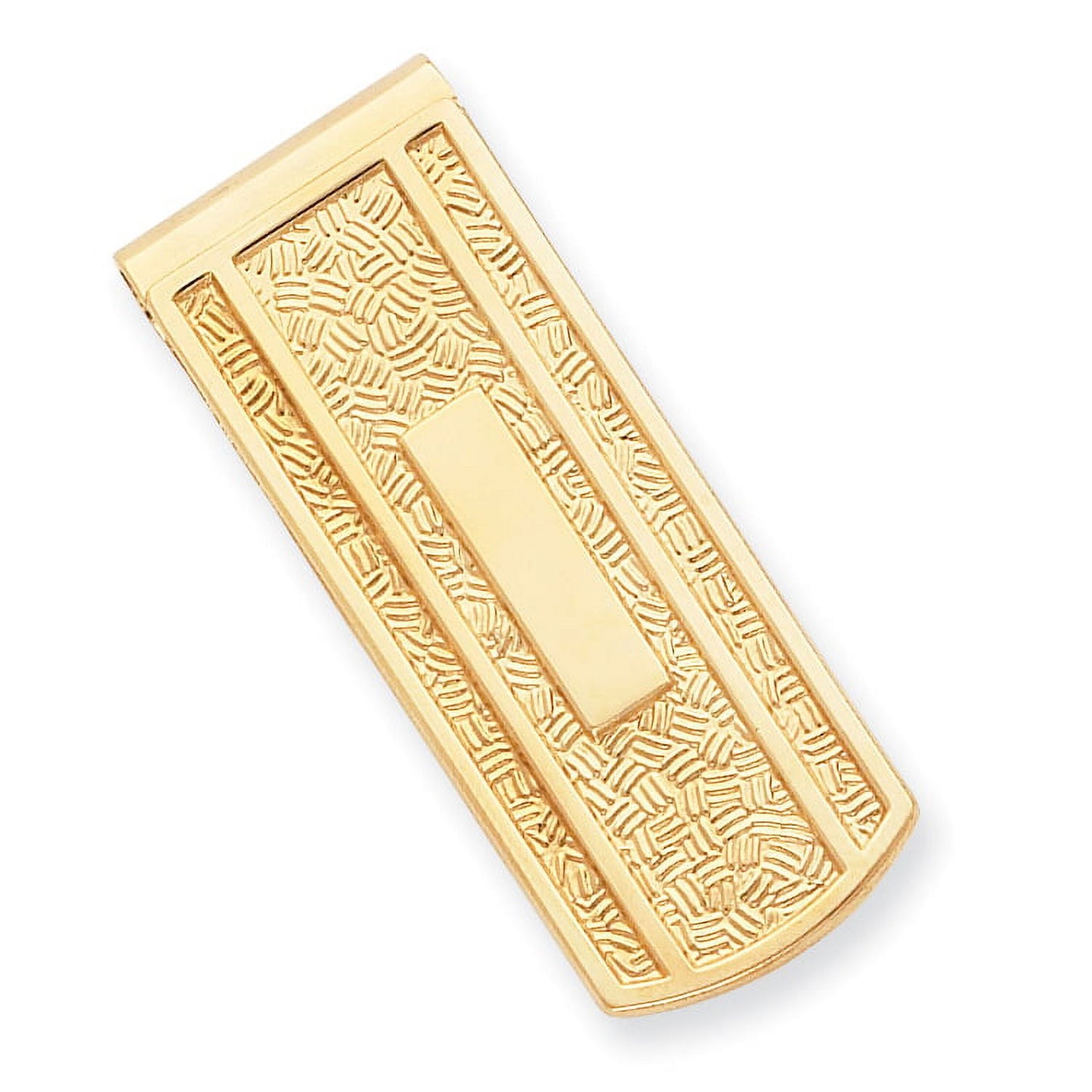 Gold-plated Kelly Waters with Engraveable Area Money Clip GP3855