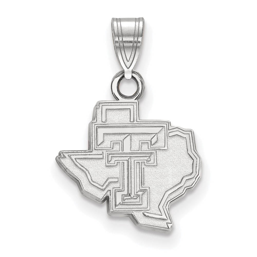 Sterling Silver Texas Tech U. Small Pendant