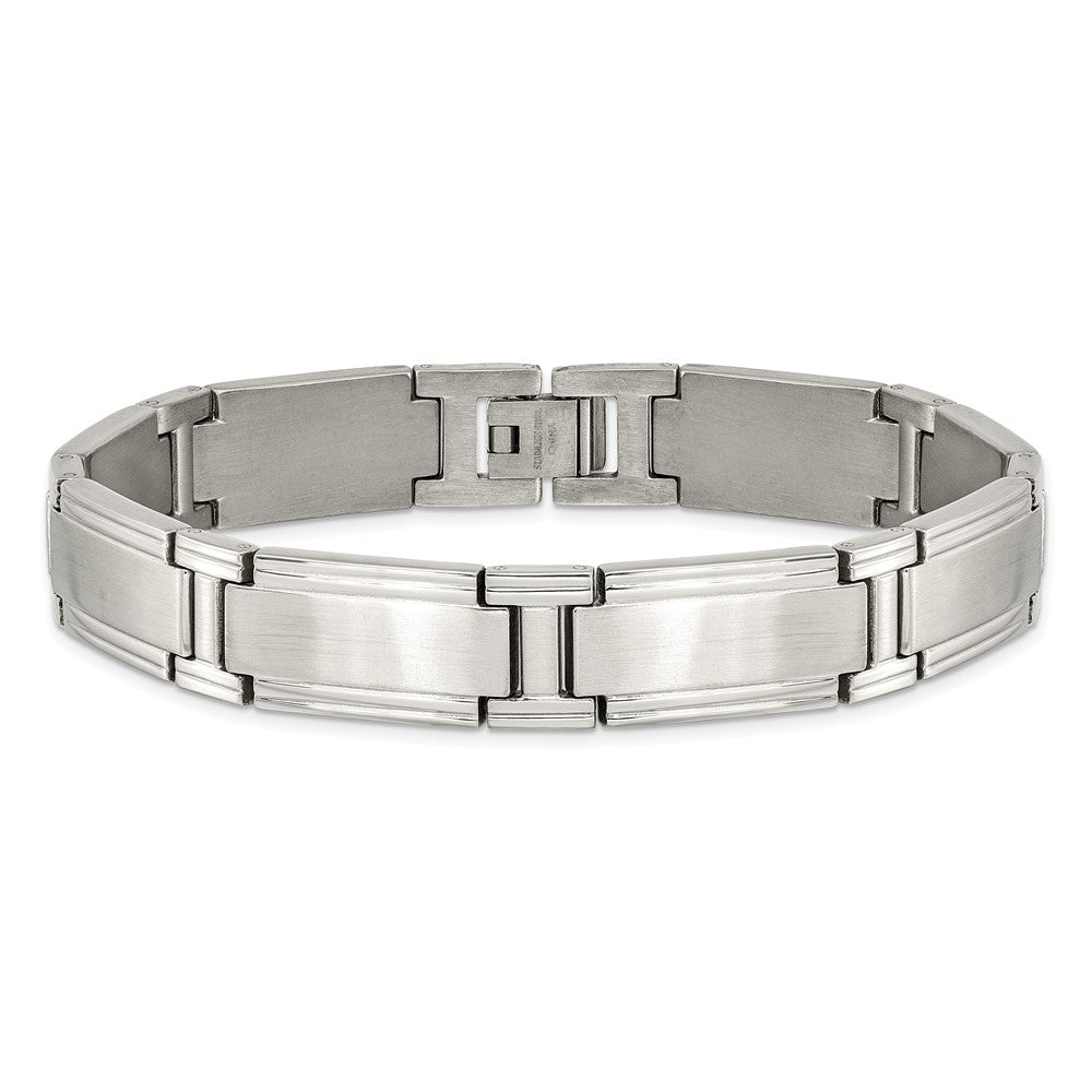 Stainless Steel Brushed and Polished 9.25in Bracelet 9.5 inches