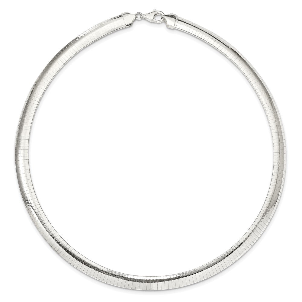 Sterling Silver 8mm Cubetto Necklace 16 Inches