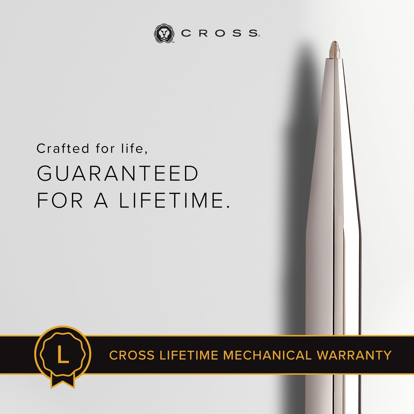 Cross Tech2 Refillable Ballpoint Pen, Medium Ballpen With Stylus, Includes Premium Gift Box - Chrome